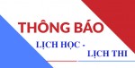 Lịch thi lại lần 2 - Học kỳ 1 năm học 2019-2020 (Sửa đổi sau nghỉ Dịch Covid19)