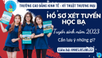 LƯU Ý TRONG CÁCH LÀM HỒ SƠ XÉT TUYỂN HỌC BẠ CAO ĐẲNG NĂM 2023